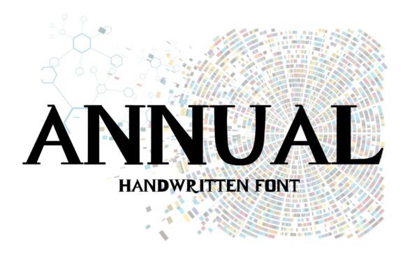 Annual: A Modern Gothic Font for Editorial Design