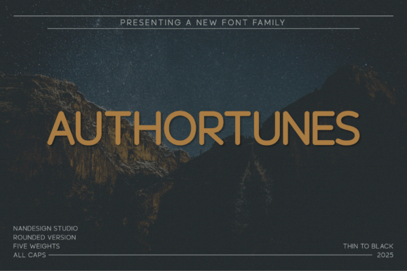 Authortunes Rounded for Modern Campaign Design