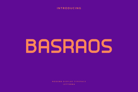 Basraos: A Modern Sans Serif Font for Campaign Creativity