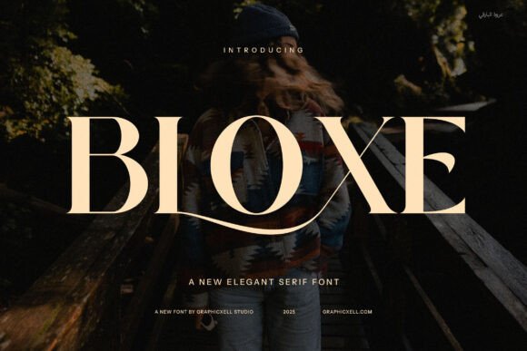 Bloxe Serif Font for Modern Editorial Design