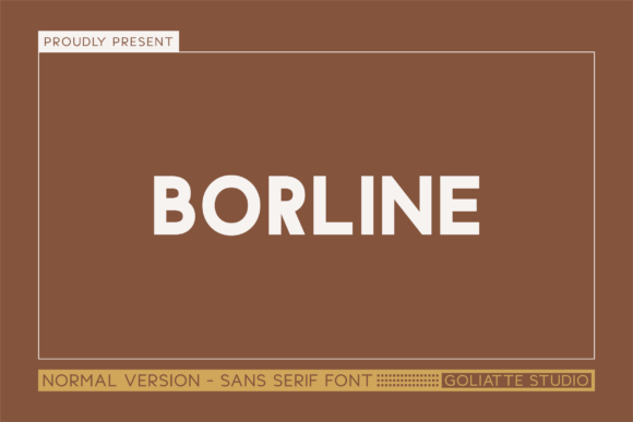 Borline: A Modern Sans Serif Font for Handmade Creations