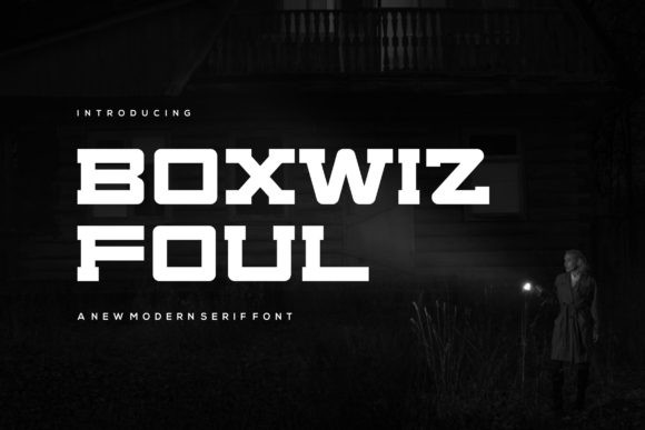 Boxwiz Foul: A Bold Serif Font for Branding Impact