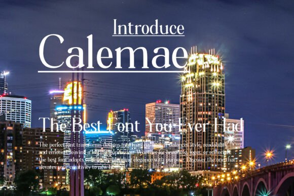 Celemae: A Sophisticated Serif Font for Web Design