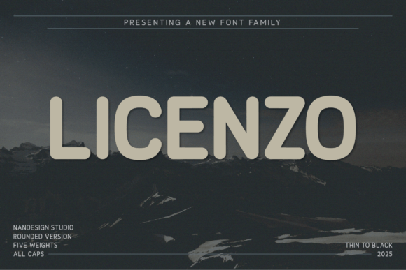 Discover Licenzo Rounded for Bold Branding Projects
