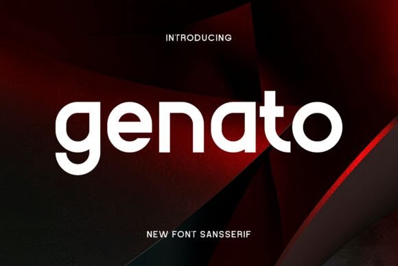 Genato Sans Serif Font for Modern Web Design