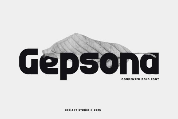 Gepsona: A Modern Sans Serif Font for Digital Impact