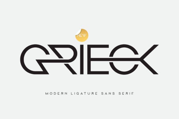 Grieck – A Modern Sans Serif Font for Bold Branding