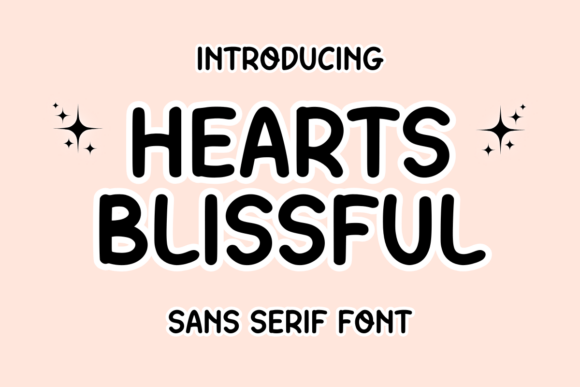 Hearts Blissful Font for Handmade Creations