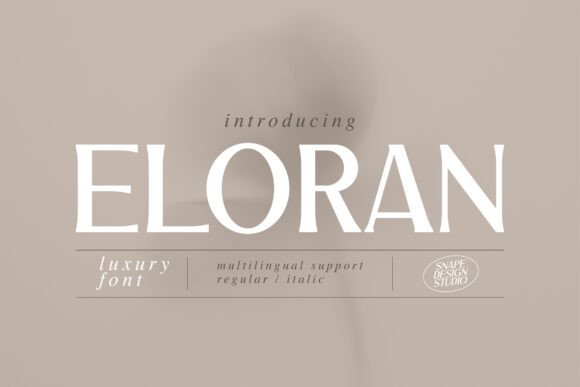 How Eloran Font Elevated My Brand's Visual Identity