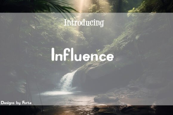 Influence Sans Serif Font Review for Branding Projects
