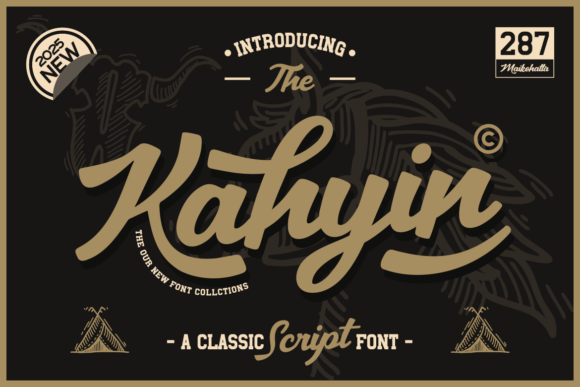 Kahyin Script Font Review for Design Projects