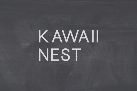 Kawaii Nest: A Modern Sans Serif for Branding Projects