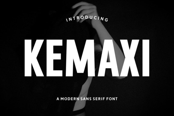 Kemaxi: A Bold Sans Serif Font for Modern Web Design