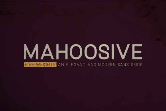 Mahoosive Font: A Modern Sans Serif for Digital Branding