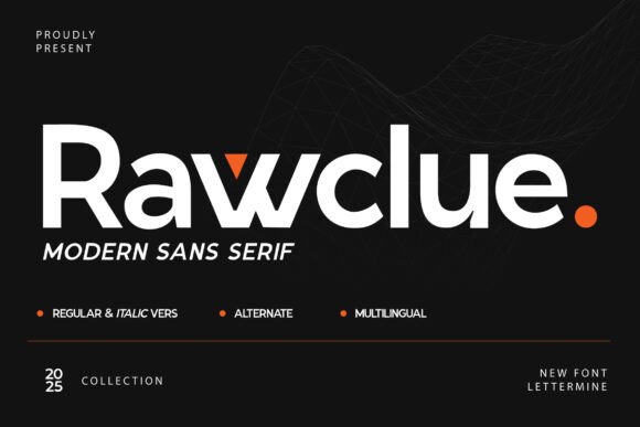 Rawclue: A Modern Sans Serif Font for Clean Web Design