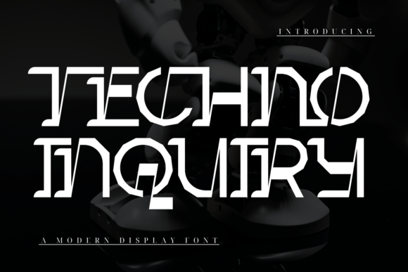 Techno Inquiry Font for Modern Branding