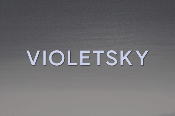 Violetsky: A Modern Sans Serif Font for Campaign Creativity